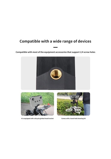 Soulader Djı Flıp/aır3s/neo Drone Uzaktan Kumanda Bağlantı Braketi - Rc N3/n2 Kumanda Aksesuarı İçin 1/4 İnç Tripod Adaptörü