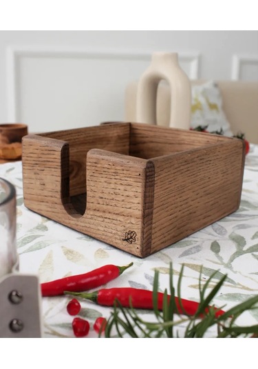 Wood Land26 Masa Örtüsü Mutfak İçin Ahşap 210702050 Kahverengi