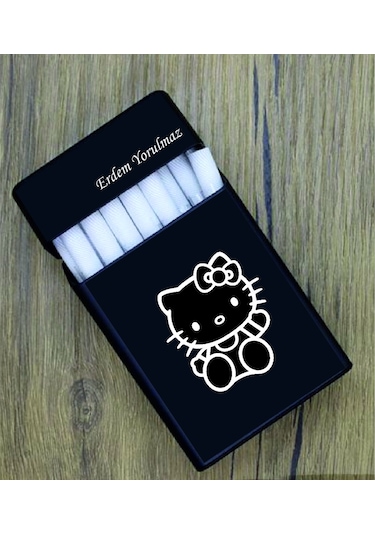 Hello Kitty Kişiye Özel Metal Sigara Tabakası Paketi