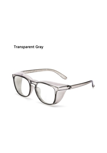 Göz Koruma Gözlükleri Mavi Işık Engelleyen Gözlükler Buğu Önleyici Güvenlik Gözlükleri Anti Polen Gözlükler Transparent Gray