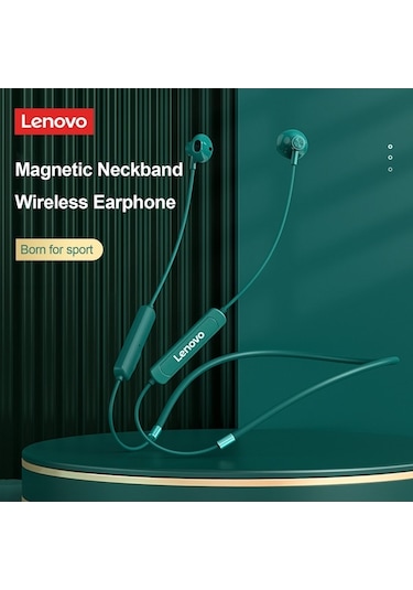 Flybuy Lenovo Sh1 Kablosuz Kulaklık Bluetooth 5.0 Ipx5 Su Geçirmez, Manyetik Boyun Bantlı Spor Mikrofonlu Kulaklıklar