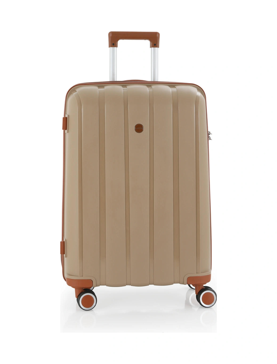 Mçs Polipropilen 2li Valiz Seti Büyük & Makyaj V305 S21yy1000081-set 10584 Şampanya/kahve