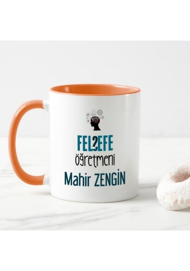 Kişiye Özel Felsefe Öğretmeni Kupa Bardak Ha11