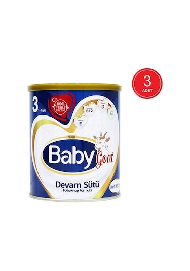 Baby Goat 3 Devam Sütü 400 G 3 Adet
