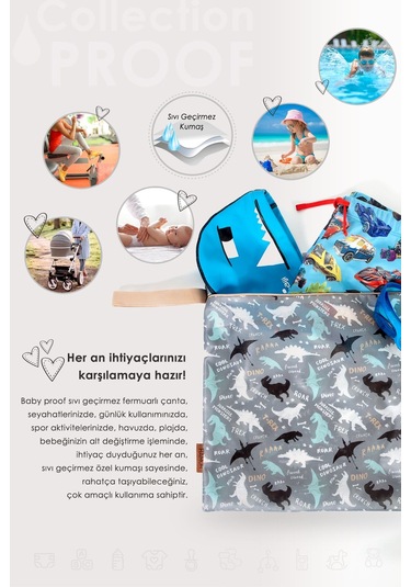 Proof Kirli Temiz Çantasi Junior Çok Renkli