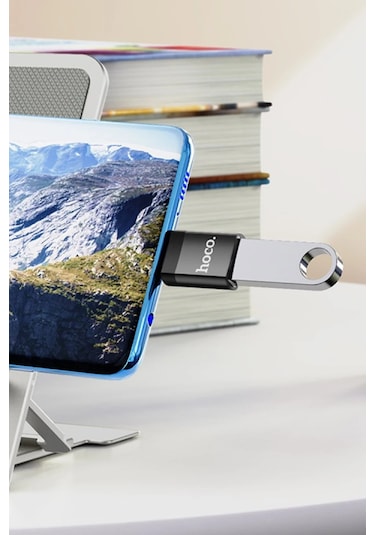 Hoco. Ua17 Tak Çalıştır Type-c To Usb 3.0 Dönüştürücü - Siyah