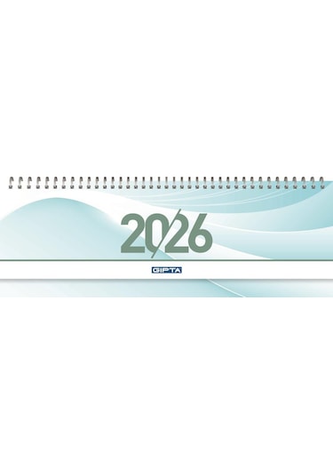 Gıpta 2026 Spiralli Masa Takvimi 12x33 Cm 504-btk