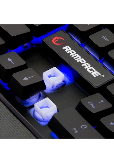 Rampage KB-R66 Bubble Kablolu Gökkuşağı Aydınlatmalı Multimedya Oyuncu Klavye