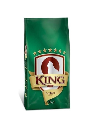 King Plus Cat Balıklı Yetişkin Kedi Maması 15 KG