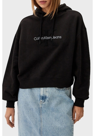 Calvin Klein Bayan Sweat J20j224170 Beh Siyah Siyah
