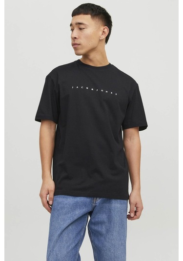 Jack &amp Jones Jjestar Jj Tee Ss Noos Siyah Erkek Kısa Kol T-shirt 000000000101927704 Siyah