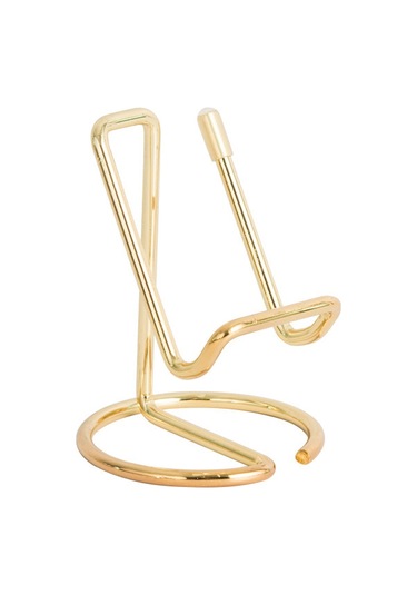 Suofeng Masaüstü Akıllı Telefon Ve Tablet Tutucu - Metal Işık Desenli, Dayanıklı, Kolay Kurulum, Canlı Yayın Ve Dinlenme İçin Altın Renkli Tutucu