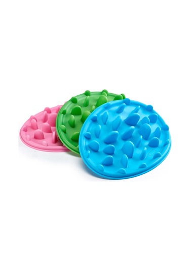 Sones Pet Kedi Ve Köpek Orman Silikonlu Boğulma Önleyici Mama Kasesi