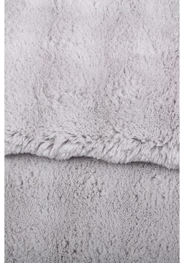 Bubble Gri Büyük Ebat 2'li Banyo Paspas Seti Kaymaz Tabanlı Yıkanablir Klozet Takımı Gri