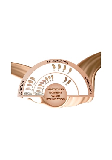 Note Cosmetics Mattifying Extreme Wear 04 Sand Mat Bitişli SPF15 Kapatıcı Fondöten