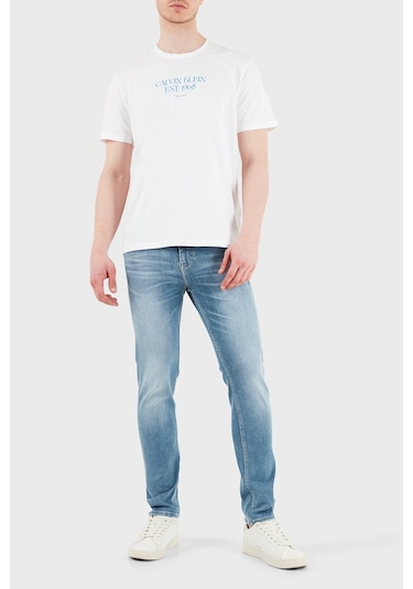 Calvin Klein Erkek T Shirt Lv14rf804g Yaf Beyaz