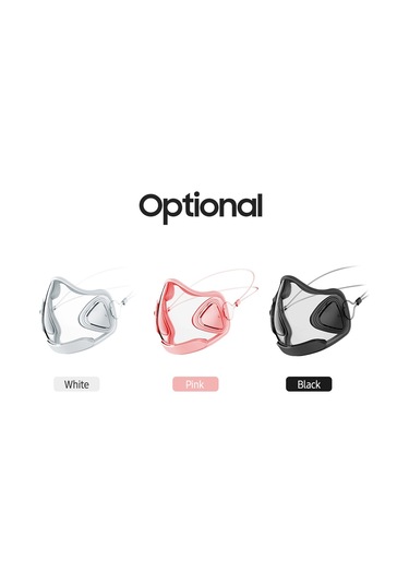 Qingmipy Yeniden Kullanılabilir Yıkayabilir Şeffaf Maske - Toz Ve Duman Koruma, Rahat Nefes Alma, Değiştirilebilir Filtre Siyah