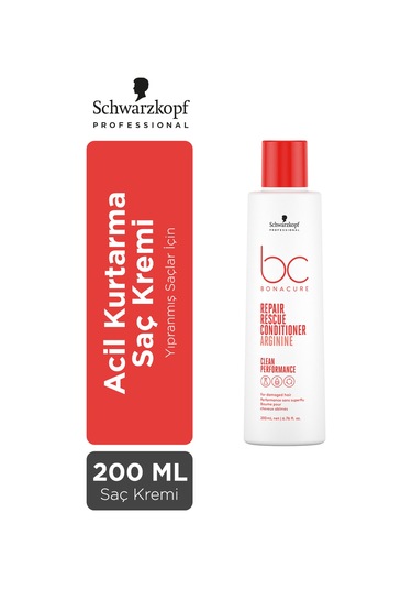 Schwarzkopf Bc Clean Acil Kurtarma Saç Kremi 200 ML