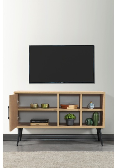 3110 Şile Metal Ayaklı Metal Kulplu 100 Cm Tv Ünitesi - Yunus Safir Yunus - Safir