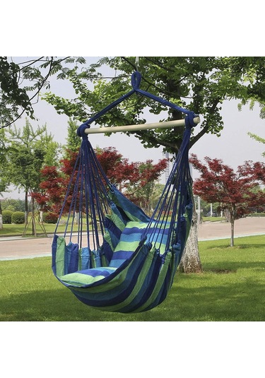 Hamak Yatağı Dışmekan Salıncağı-mavi Mavi