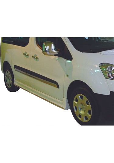 Citroen Berlingo 2 Marşpiyel Kromlu 2 Prç Fiber 2008 ve Sonrası
