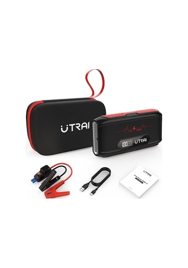 Utrai Jstar 3 20000 mAh 1600A Jump Starter Taşınabilir Akü Takviye Cihazı Seti