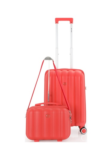 Mçs Polipropilen 2li Valiz Seti Kabin & Makyaj V305 S21yy1000073-set 00022 Mercan