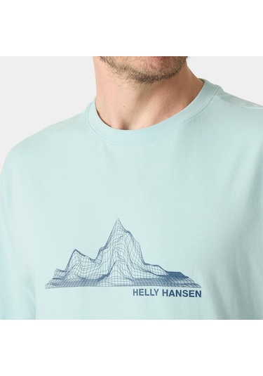 Helly Hansen Massıf Graphıc T-shırt 2.0 Hha.54600-538 Mavi