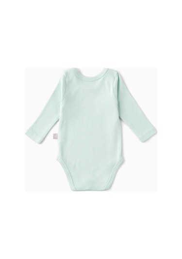Boumini Uzun Kollu Bebek Çıtçıtlı Body Yeşil-yeşil Yeşil