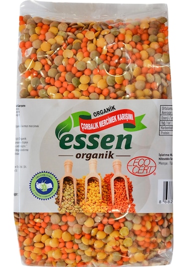 Essen Organik Çorbalık Mercimek Karışımı 500 G