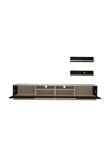 Decoraktiv Trendstyle 220r Slm Tv Ünitesi Tv Sehpası Beyaz - Siyah
