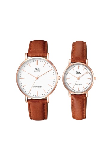 Q&Q QC101J001Y Unisex Kol Saati Seti 2'li