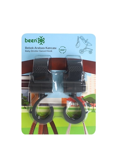 Been Bebek Arabası Kancası Siyah