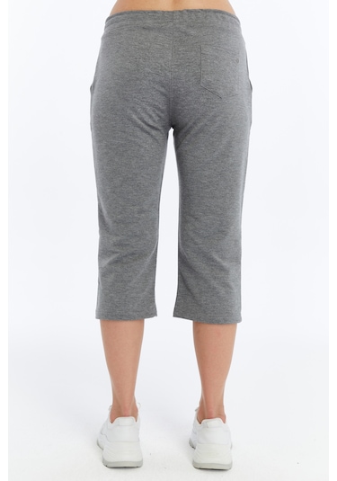 Kadın Kapri Gri Büyük Beden Eşofman Altı K-225 Gri