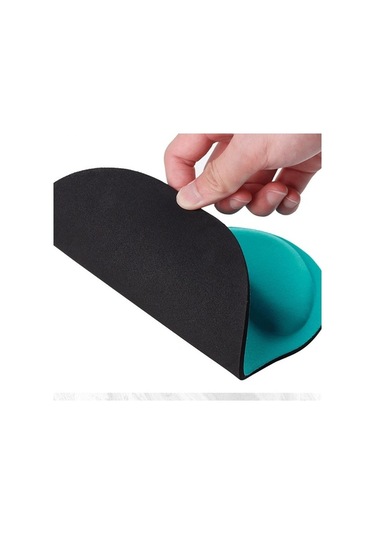 Ebitda 2 Adet Kırmızı Bez Jel Bilek Dinlendirme Mouse Pad, Masa Altlığı Ve Fincan Altlığı İçin Uygun Kırmızı
