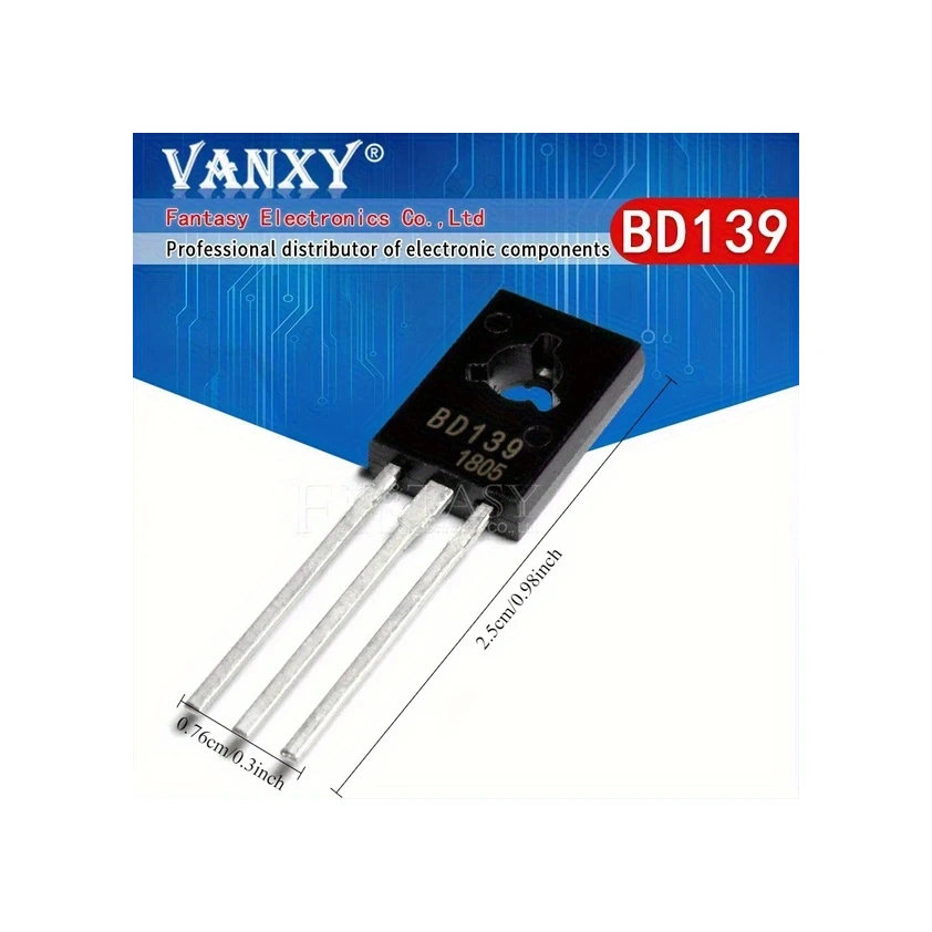 Meridiangoods Mje350 10 Adet Npn Pnp Transistör Bd139 Bd140 D882 B772 Elektronik