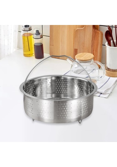 Suntek Vapur Sepeti Çok Amaçlı Yuvarlak Paslanmaz Çelik 20-santimetre