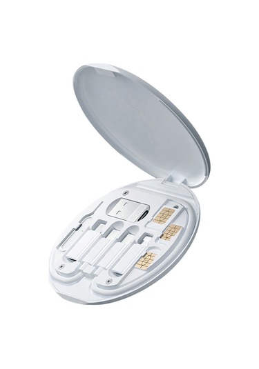 Maiyame Beyaz 60w Hızlı Şarj Data Kablosu Saklama Kutusu - 480mbps, 3a Akım, 29cm, Pvc+abs Malzeme, Evrensel Uyumlu