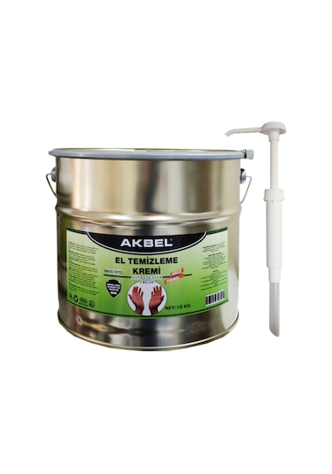 Akbel Endüstriyel El Temizleme Kremi 10 Kg Pompa Aparatlı