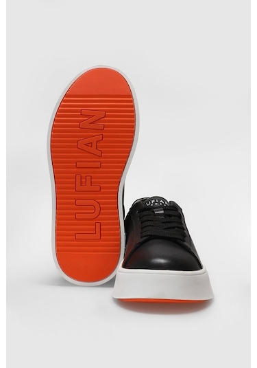 Lufian 111230254 Anton Sneaker Erkek Deri Ayakkabı Siyah