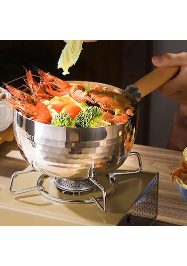 Suntek Tencere Makarna Ahşap Saplı Tava