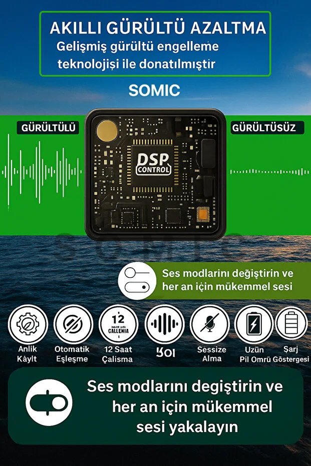 Kablosuz Yaka Mikrofonu Type-c Android & Apple Uyumlu iPhone Stüdyo Mikrofonu İçin Ses Video Canlı Yayın Oyun