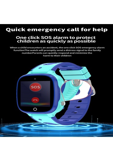 Leezsing 1.44" Kareli Renkli Ekranlı Çocuk Akıllı Saat (İthalatçı Garantili)