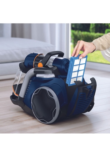 Electrolux EUFC81DB Ultra Flex 650 W Toz Torbasız Elektrikli Süpürge Lacivert Teşhir