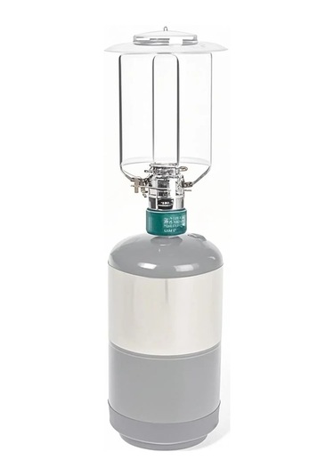 Symbee Lixada Kamp Çalışanı Gaz Depolama Adaptörü - 1l Tankı Lindal Valfli Kasserole'ye Dönüştürücü, Otomatik Kapanma Özelliği Gümüş