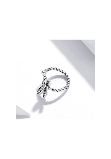 S925 Ayar Gümüş Zarif Yusufçuk Kadın Küpe