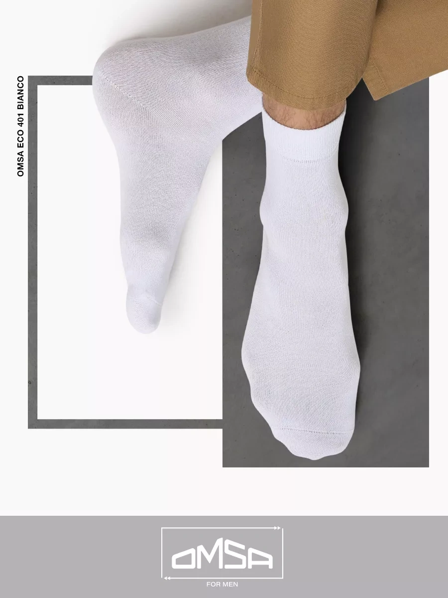 Omsa Yüksek Pamuklu Çorap 10 Çiftlik Set 39148357 Siyah