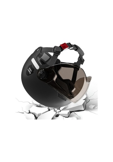 Lemestar Jialan Jl Motosiklet Kaskı - Siyah, Hafif Ve Konforlu Scooter Kaskı