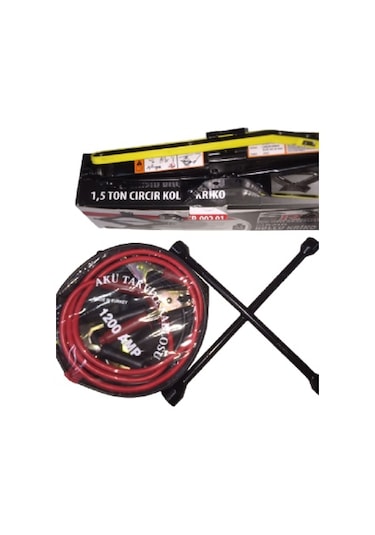 Araç Seti 3 Lü Makas Kriko Bijon Anahtarı Takviye Kablosu