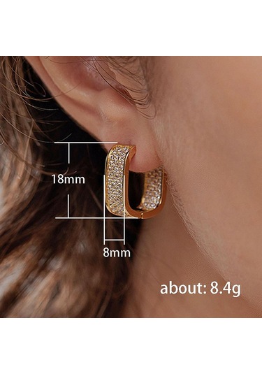 Rose Gold Kadınlar İçin Kübik Zirkonlu Lüks Moda Yüzükler, Altın Gelin Aksesuarları, Düğün Küpeleri, Sevgililer Günü Hediyesi, Takı Rose Gold